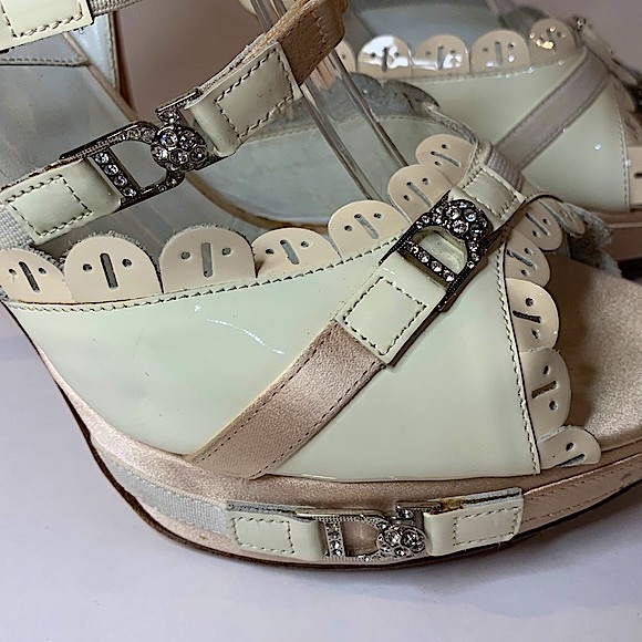 Y2K Dior pink satin and white patent leather. - Picture 6 of 13